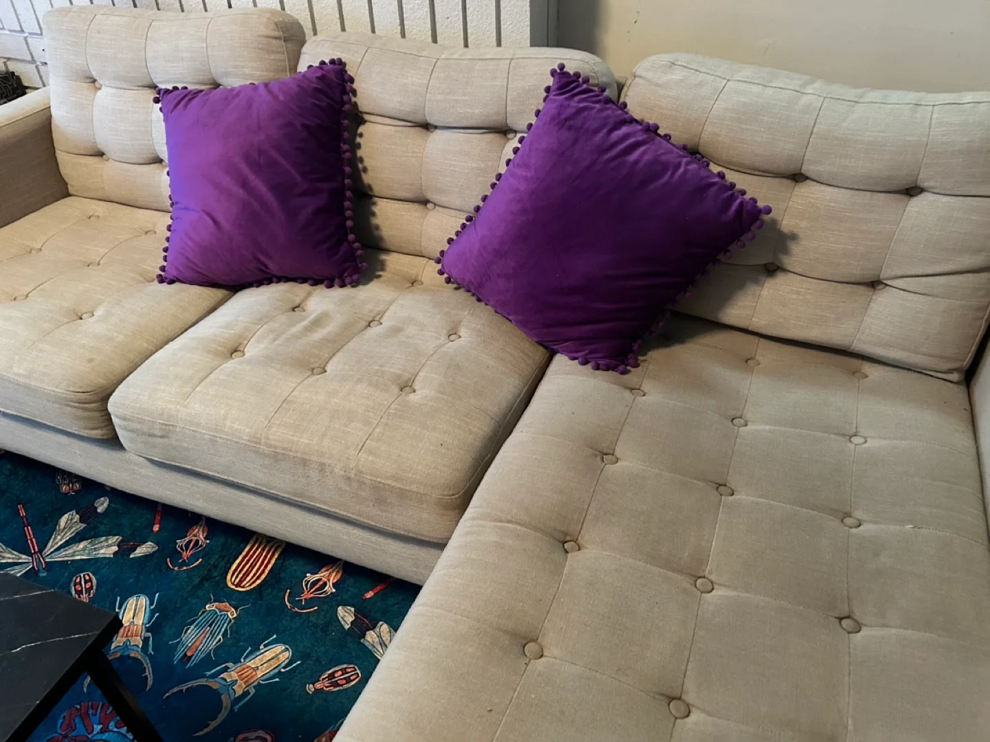 Beige Sectional Sofa image indicator(2)