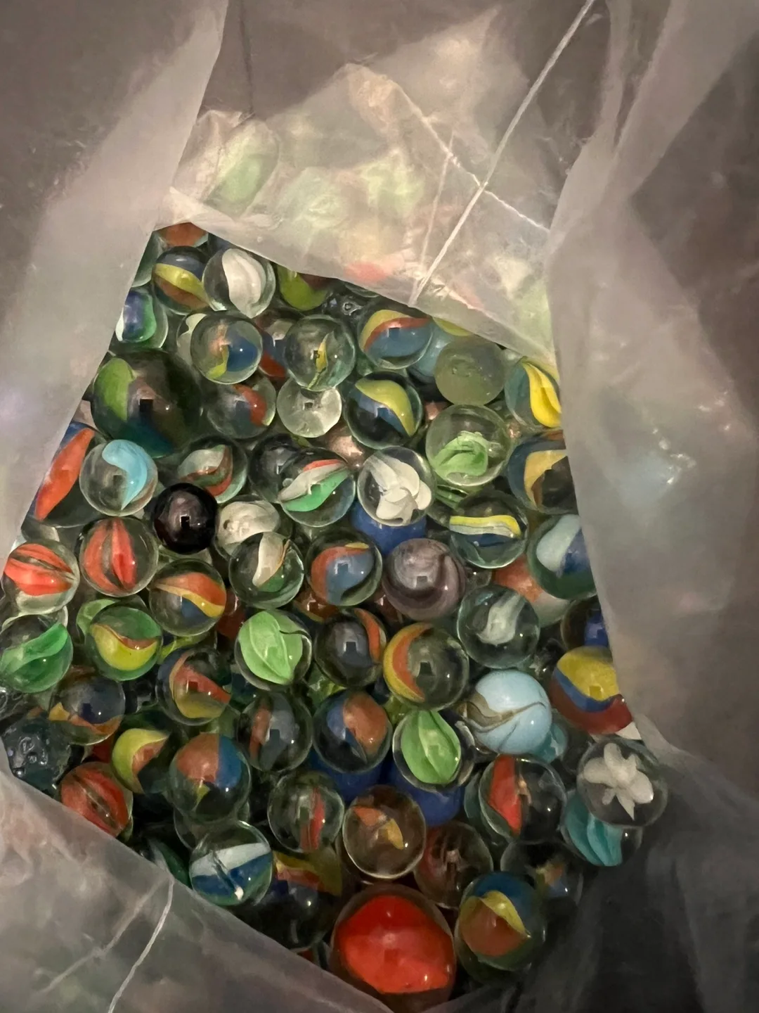 Large Bag of Assorted Marbles thumbnail