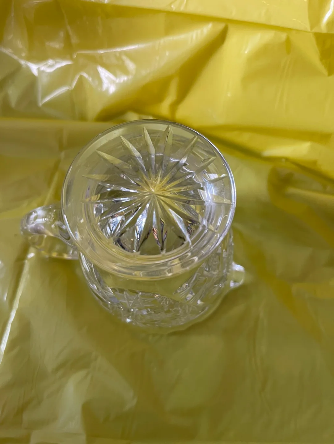 Vintage Crystal Creamer/Syrup Cup ! image indicator(4)