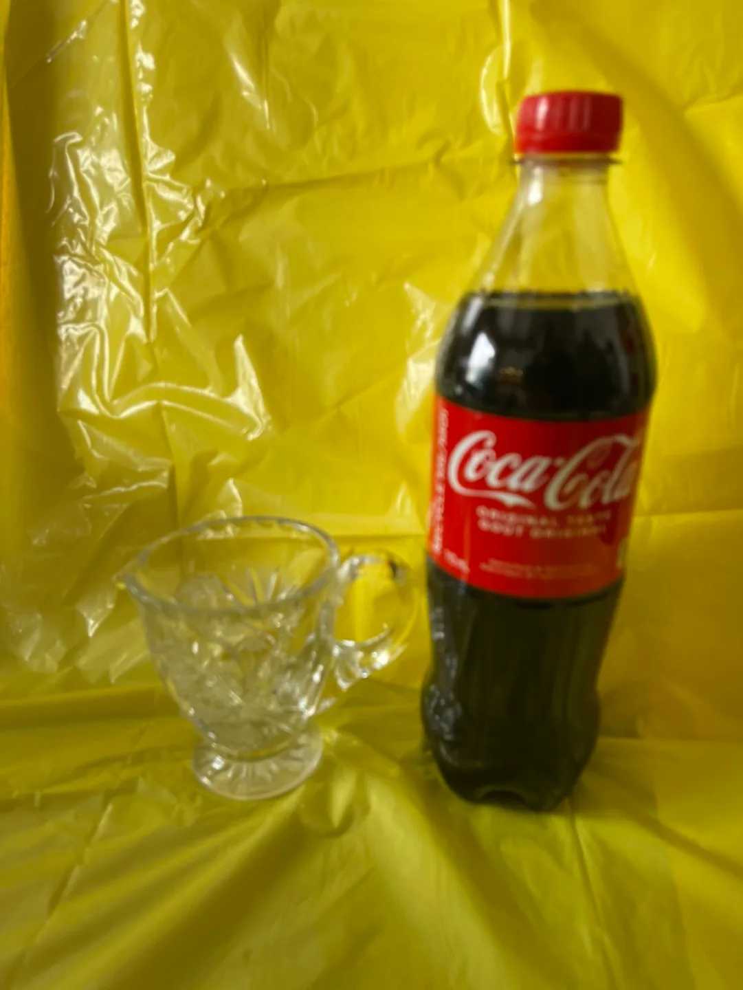 Vintage Crystal Creamer/Syrup Cup ! image indicator(10)