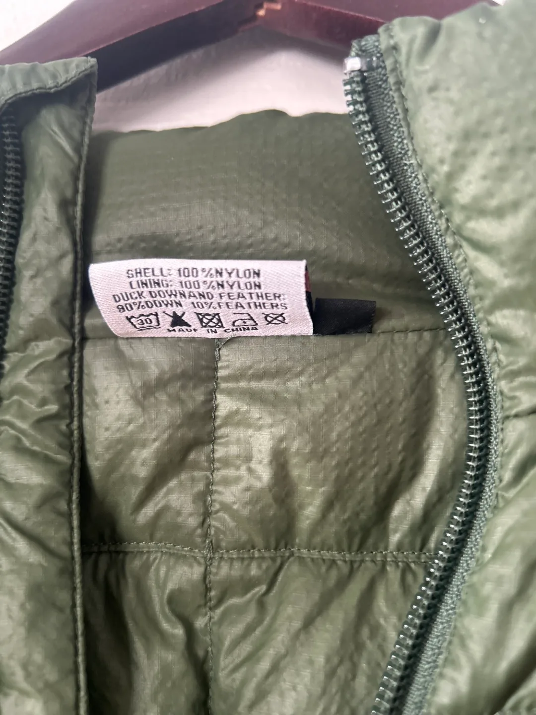 Men's XL -2XL  Green Puffer Down Jacket image indicator(3)