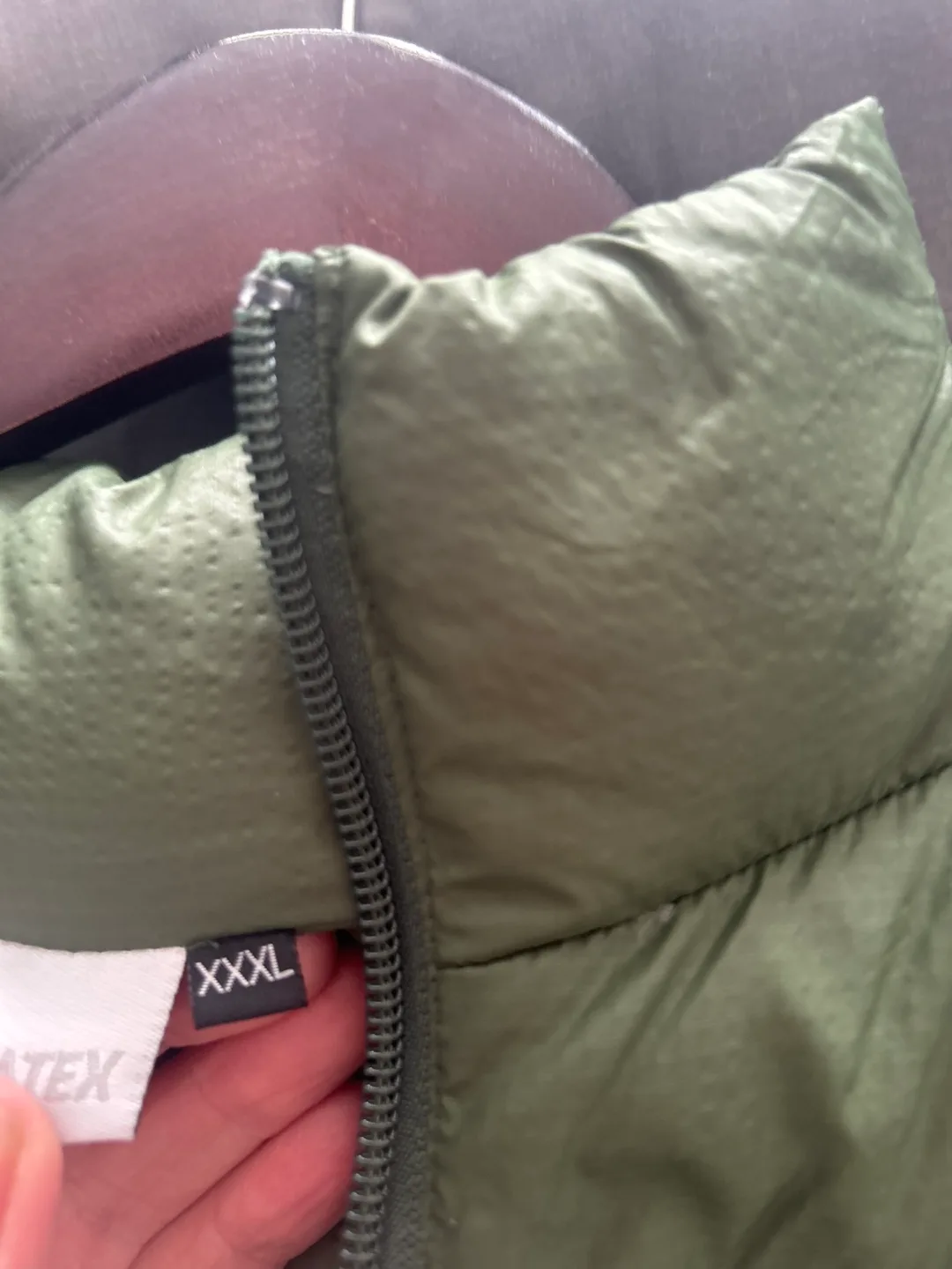 Men's XL -2XL  Green Puffer Down Jacket image indicator(2)