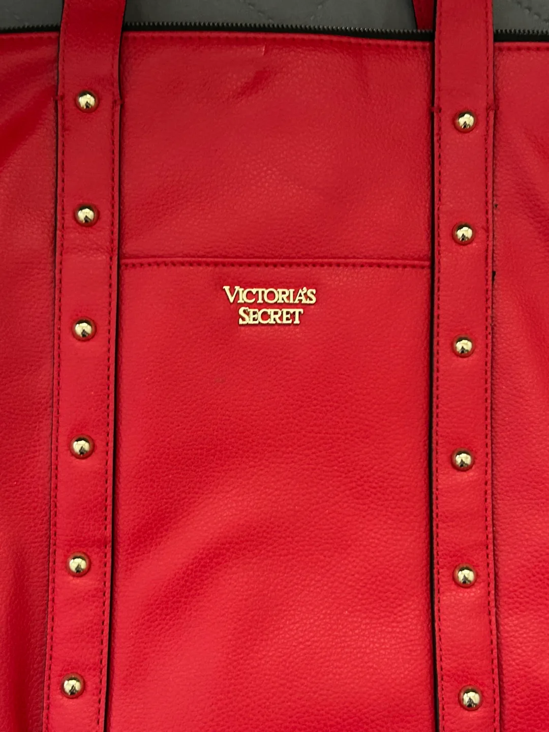 Red Victoria's Secret Convertible Backpack Tote image indicator(2)