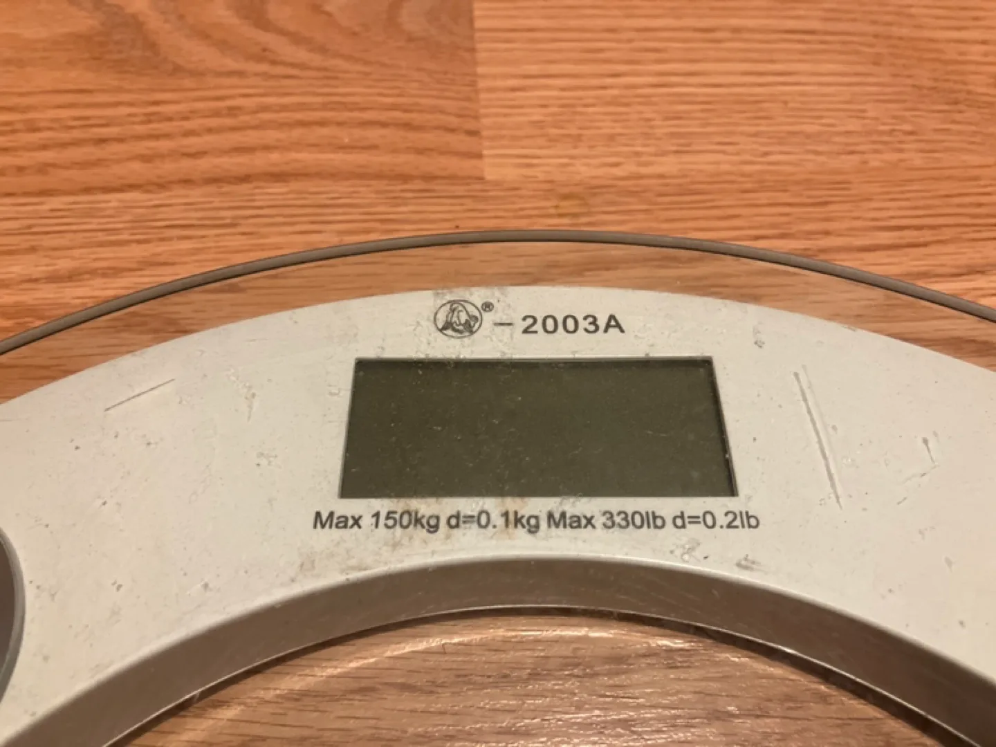 Glass Top Bathroom Scale image indicator(2)