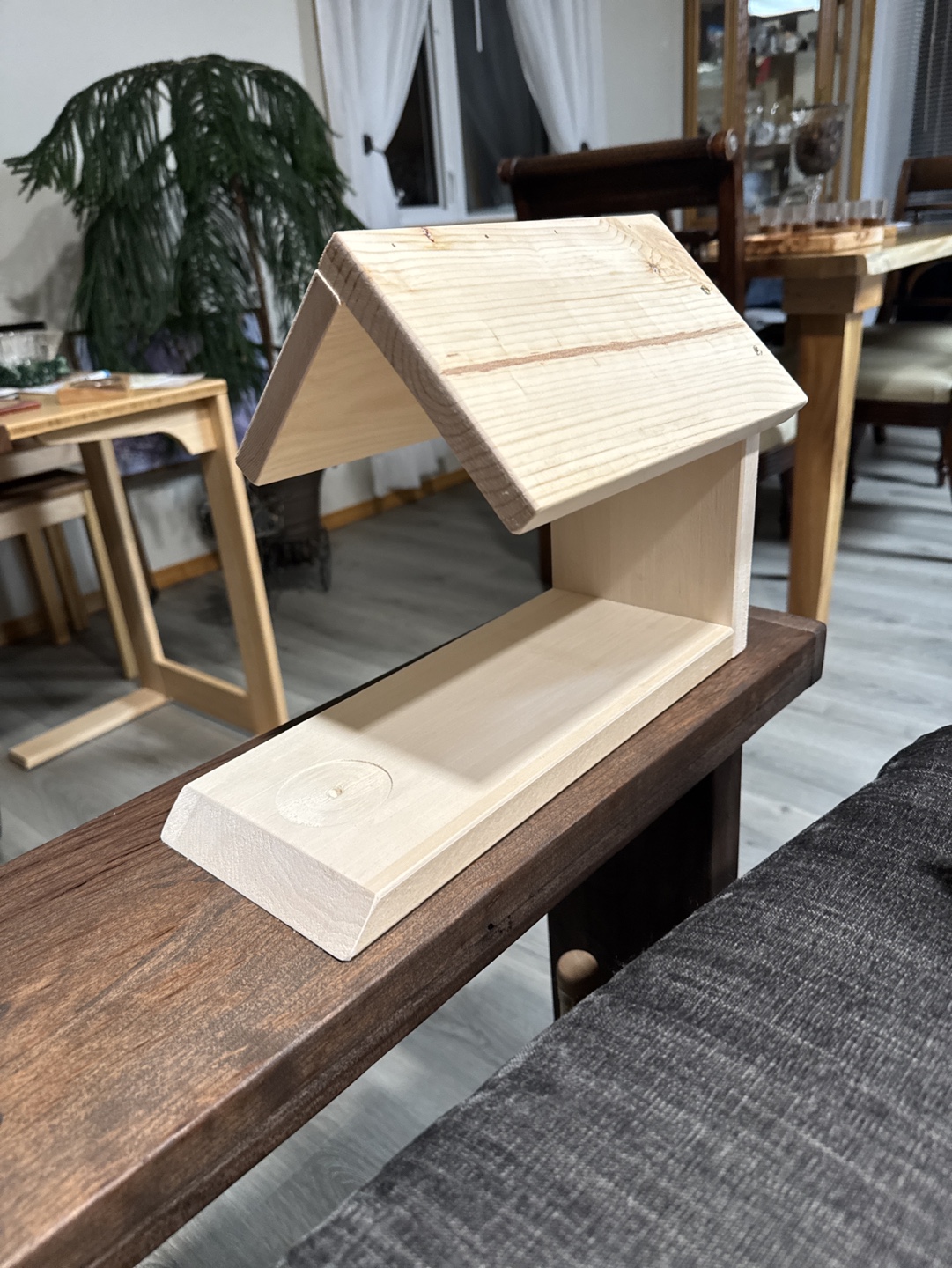 Rustic unfinished Wooden Book & Mug Holder - photo 2