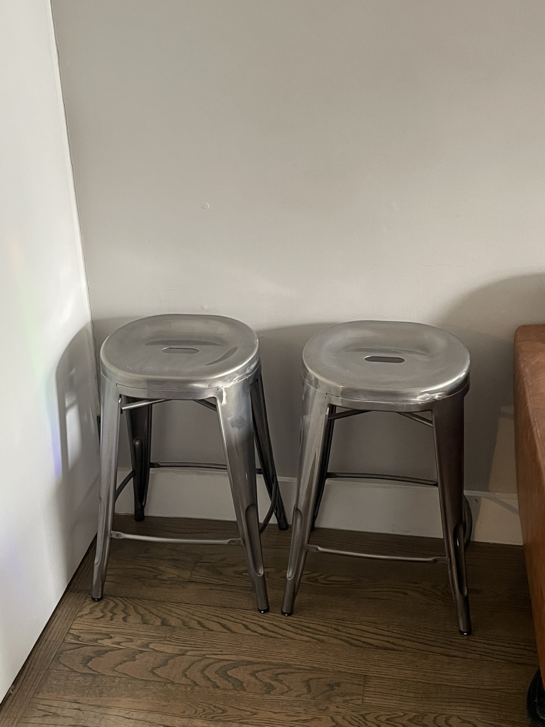 Pair of Metal Stools