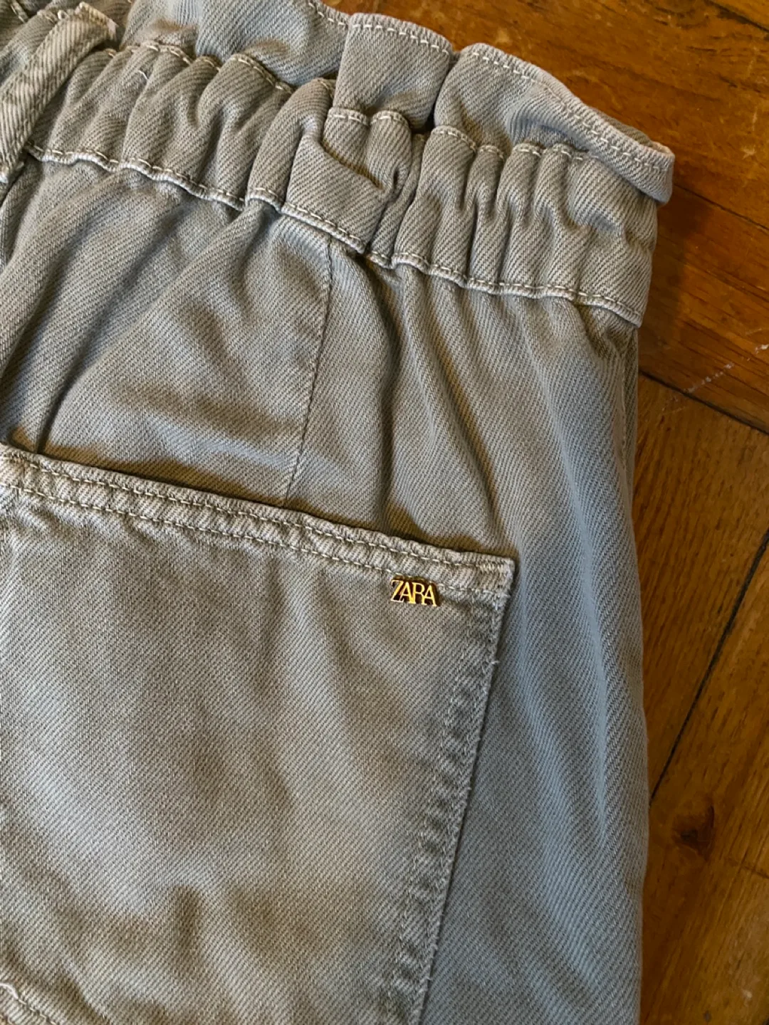 Zara Paperbag Waist Jeans image indicator(6)