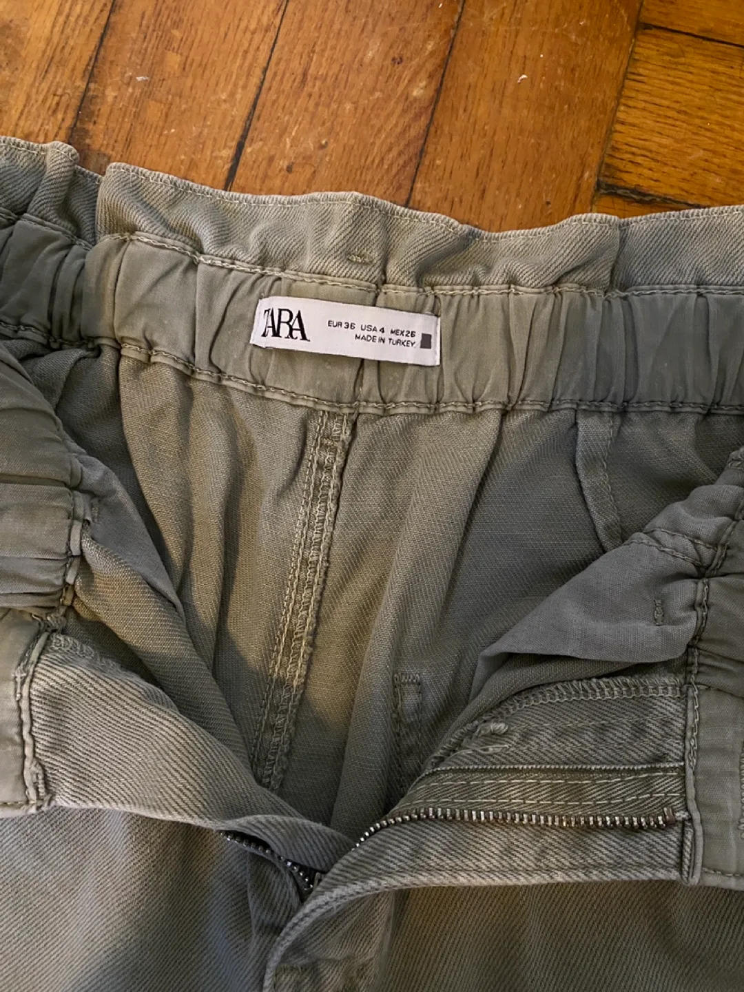 Zara Paperbag Waist Jeans image indicator(4)