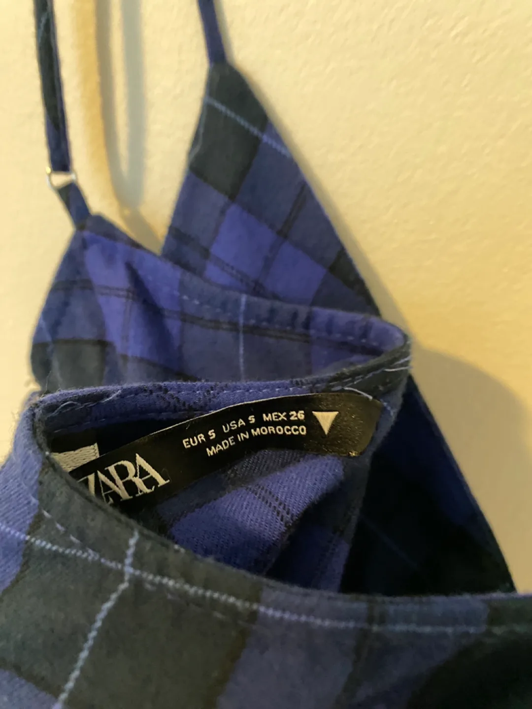 Zara Plaid Mini Dress (Altered) image indicator(5)