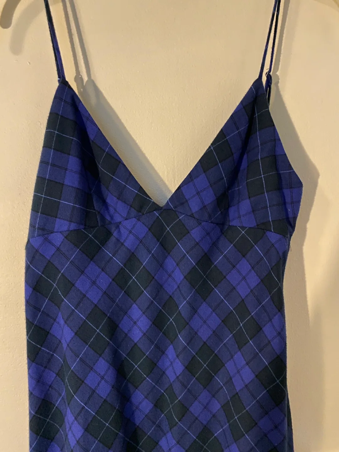 Zara Plaid Mini Dress (Altered) image indicator(2)