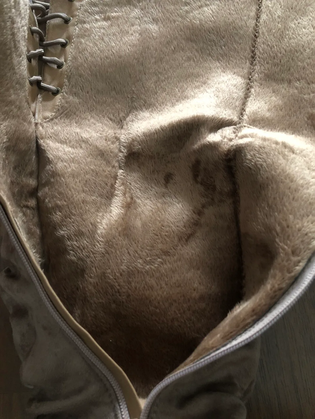 Women's Knee-High Suede Boots, Size 7.5 image indicator(2)