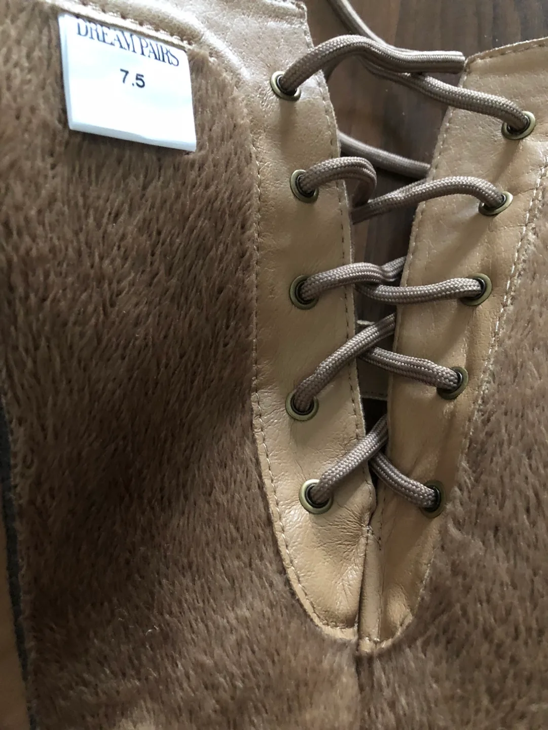 Women's Knee-High Suede Boots, Size 7.5 image indicator(3)