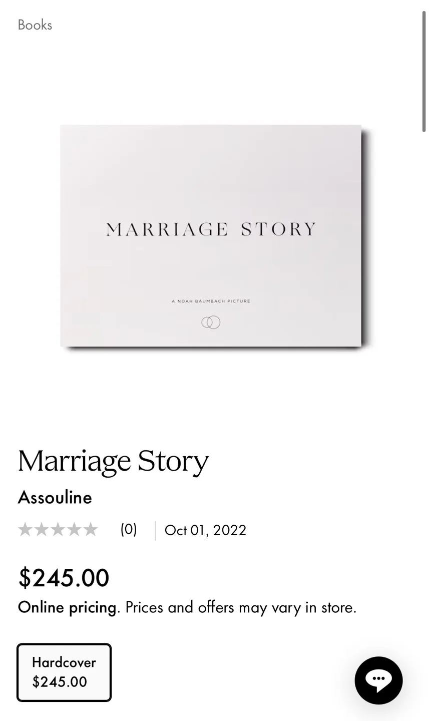 📕 Marriage Story Book Set • Adam Driver • Scarlett Johansson image indicator(5)