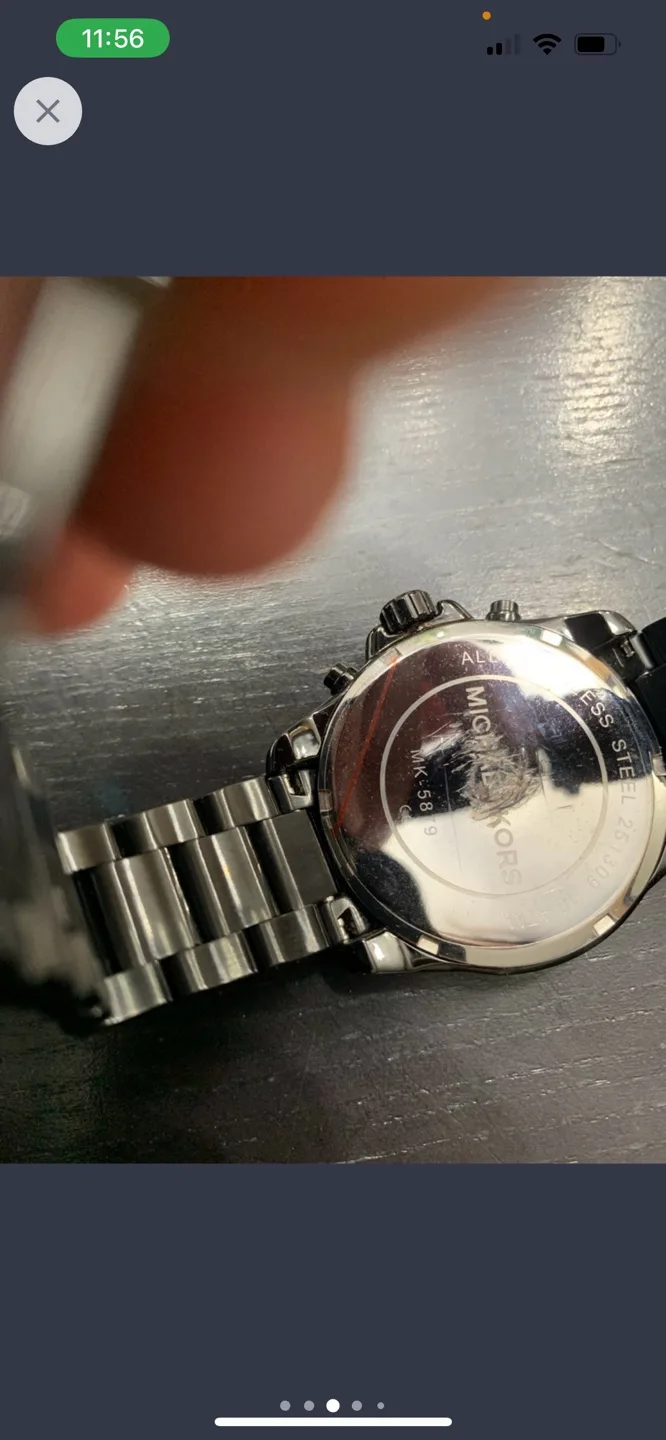 Michael Kors MK5879 Black Crystal Watch image indicator(3)