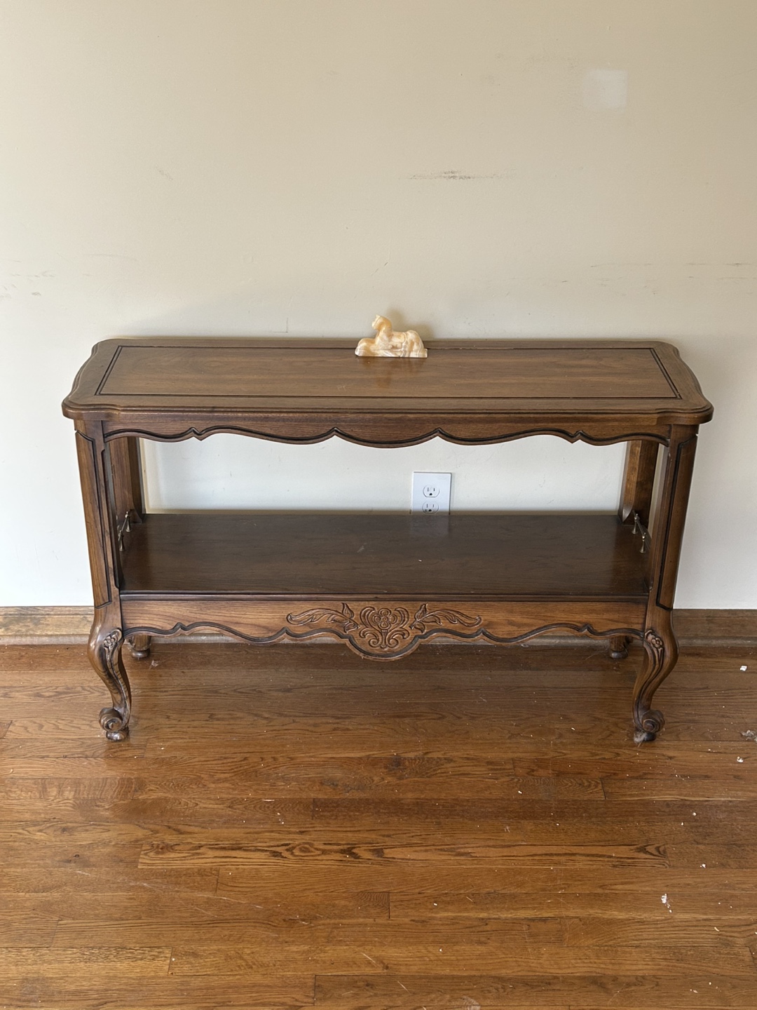 Vintage Wood Console Table