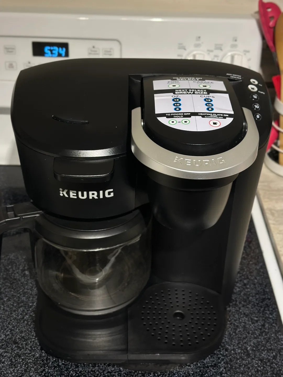 Keurig K-Duo Essential with Re-usable K-cup image indicator(4)