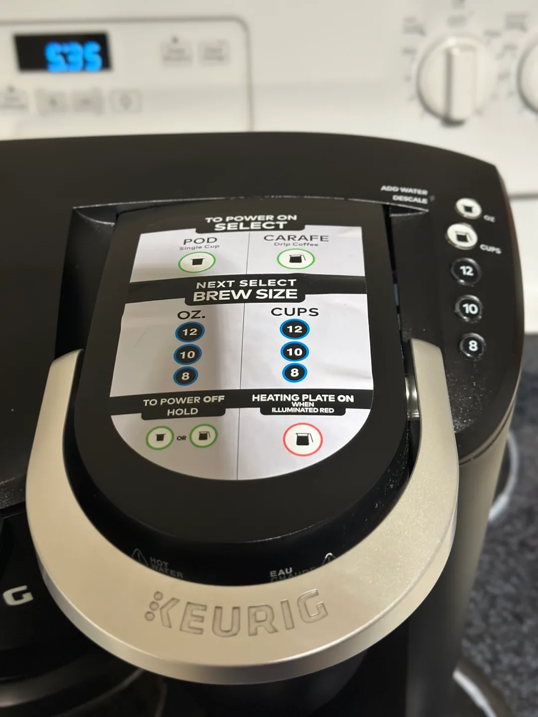 Keurig K-Duo Essential with Re-usable K-cup image indicator(3)