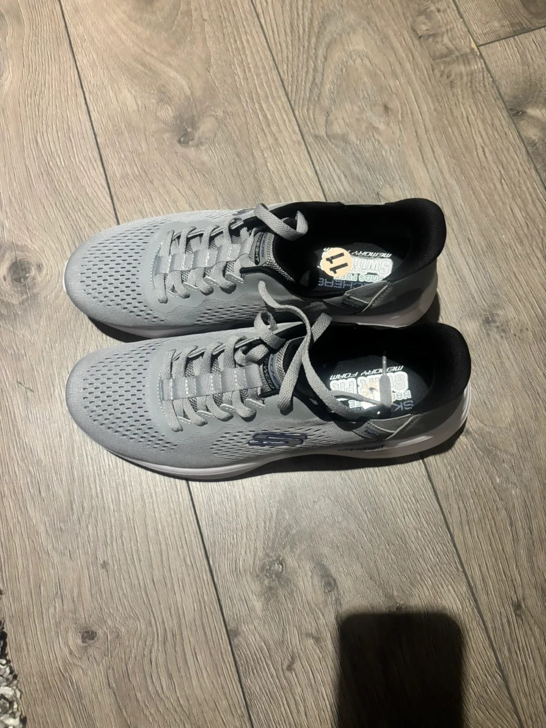 Skechers Men's Size 11 Grey Running Shoes image indicator(3)