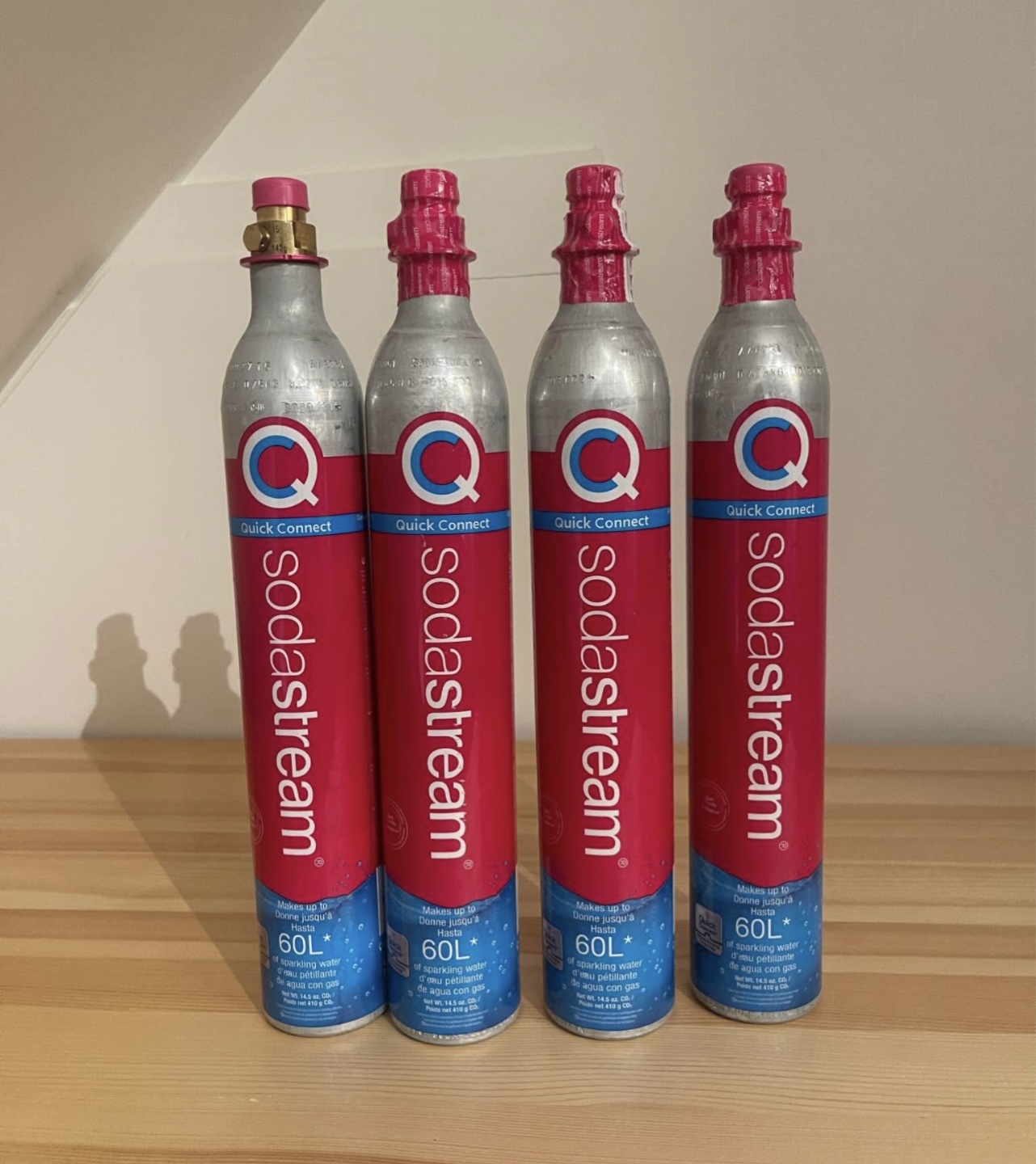3 SodaStream CO2 Cylinders - 60L