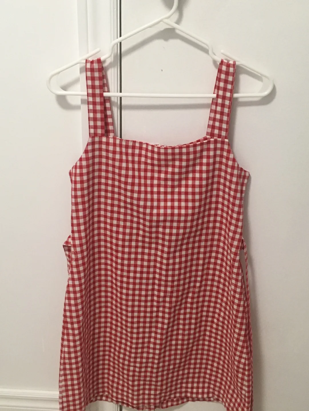 🏈 Women‘s Red Kitchen Lookalike Apron Cosplay Korea Style Dress image indicator(4)