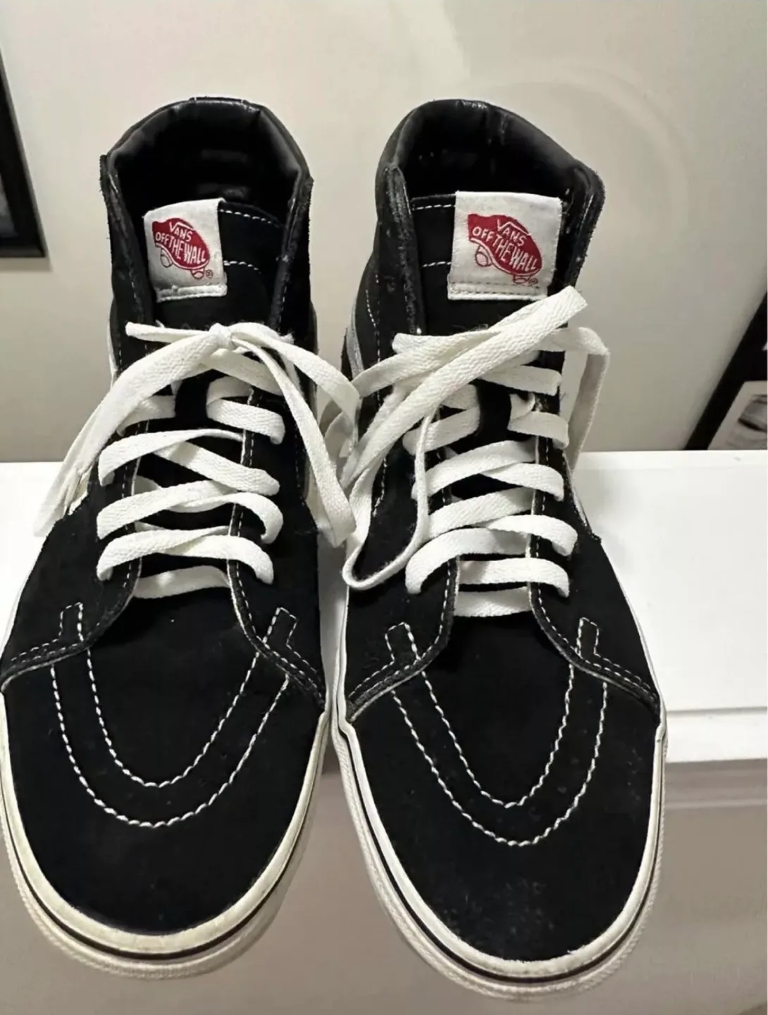 Men's Vans Sk8-Hi High Top Sneakers - Size 8.5 image indicator(4)