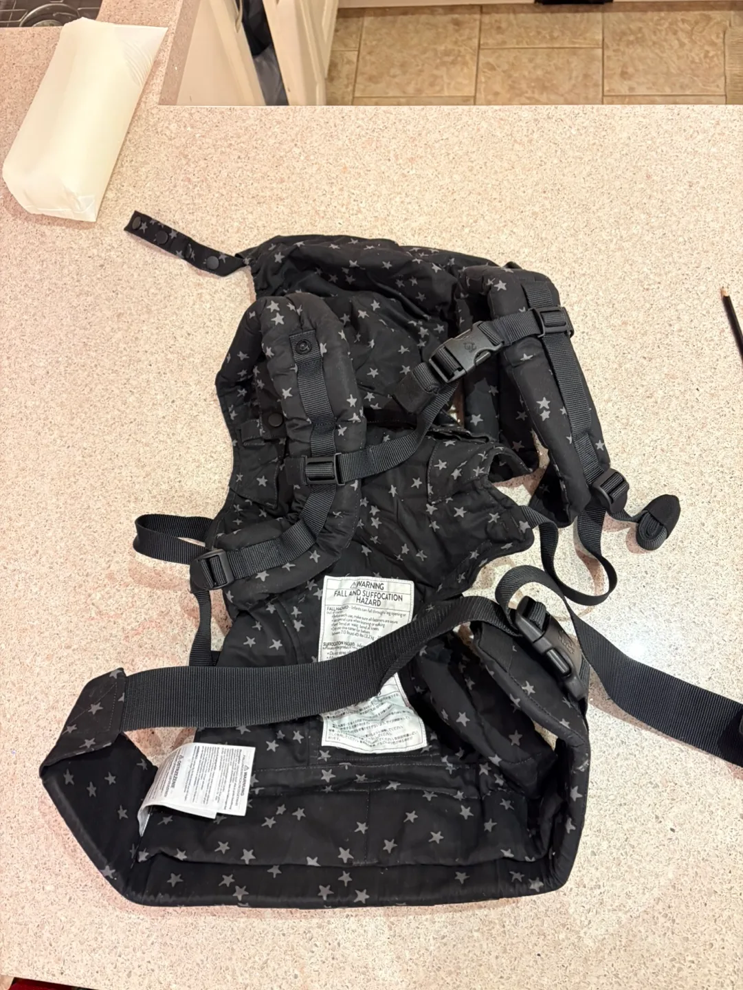 Tula Baby Carrier - Explore Discover - Black Star Print image indicator(2)