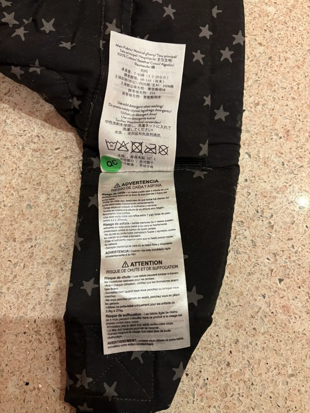 Tula Baby Carrier - Explore Discover - Black Star Print image indicator(4)