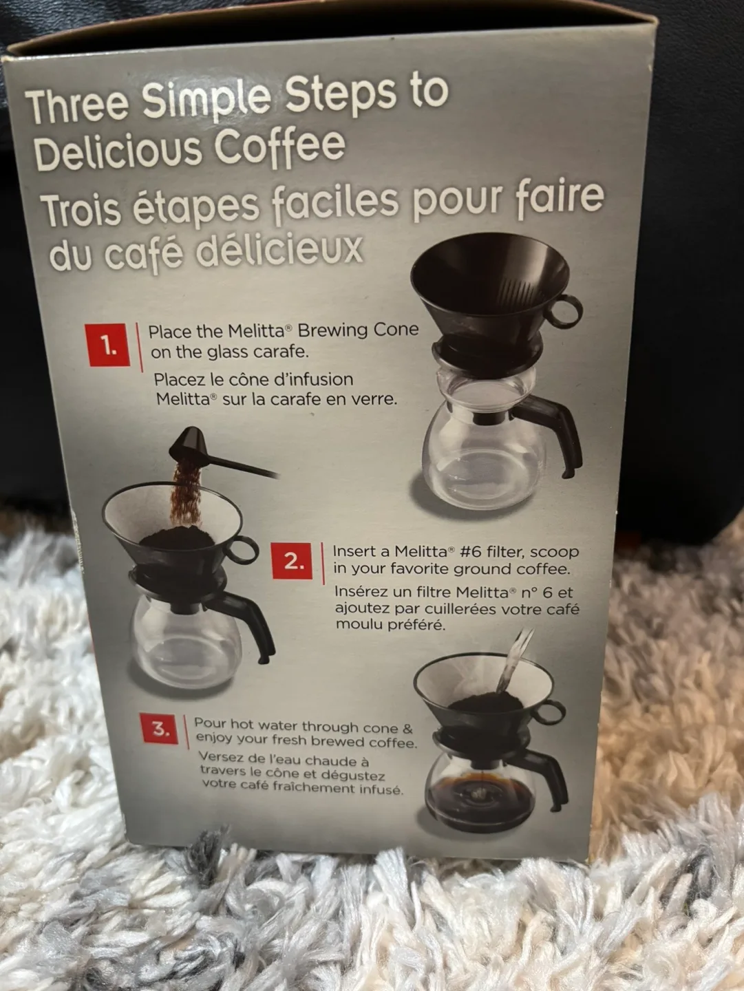 Melitta Pour-Over Coffee Maker with Carafe - New in Box image indicator(2)