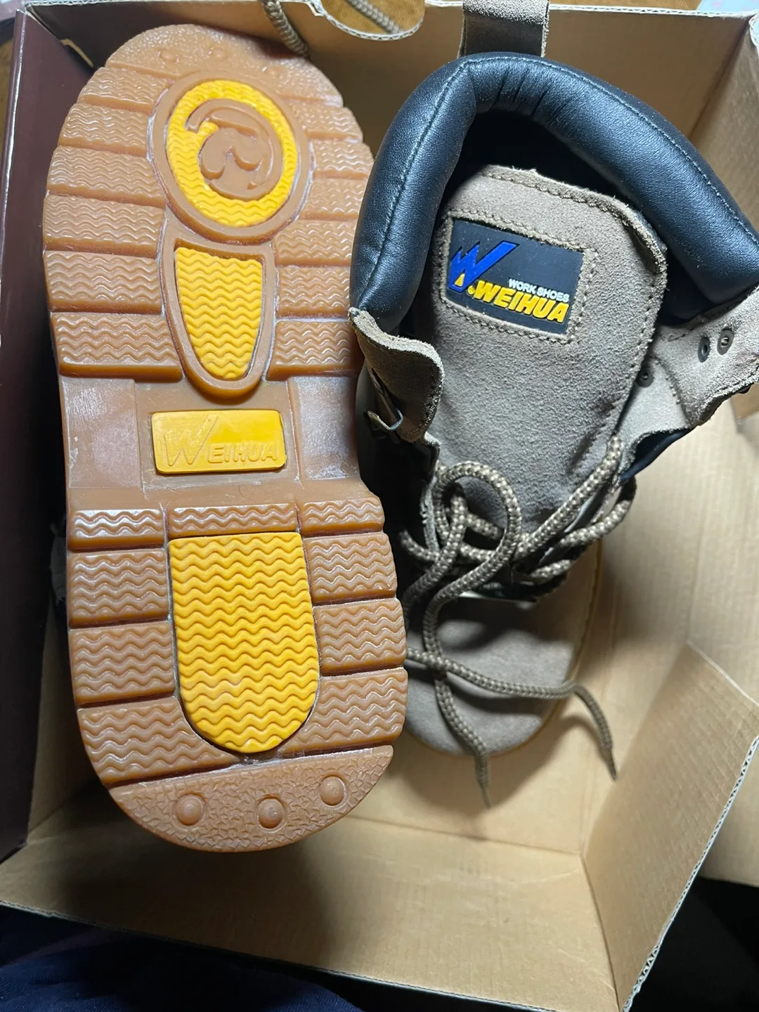 🏈Men's Work Boots Size 7 USA image indicator(2)