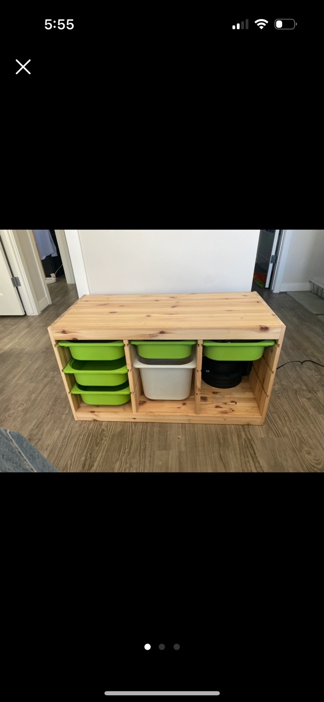 IKEA TROFAST Storage Combination with Bins