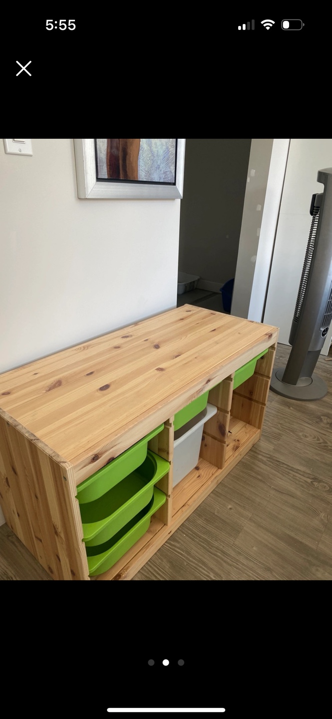 IKEA TROFAST Storage Combination with Bins - photo 2