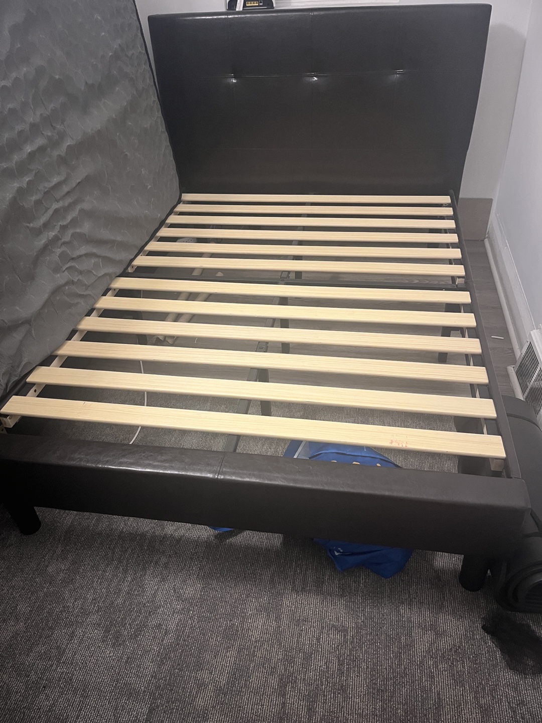 Full-size Bed Frame with Mattress