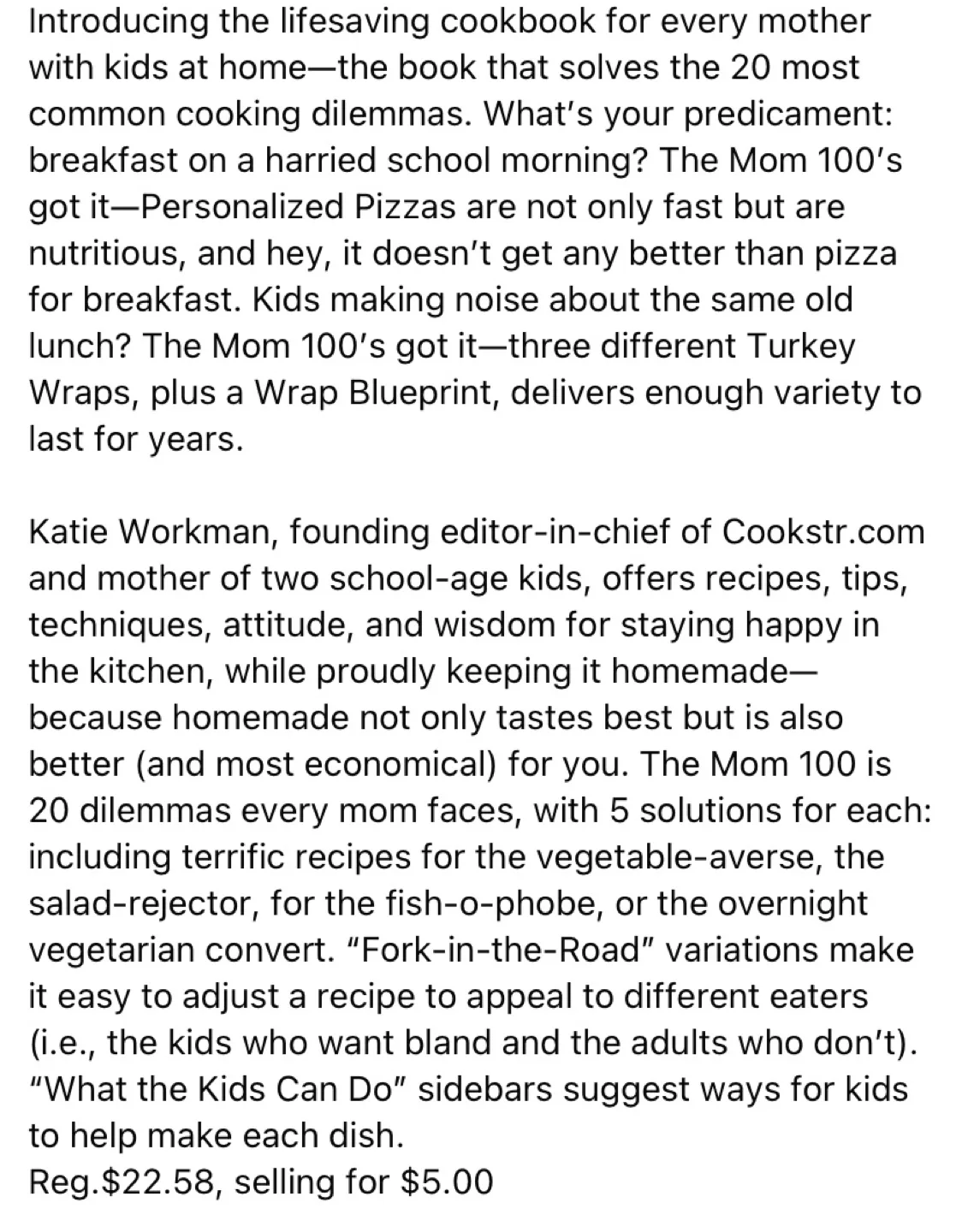 The Mom 100 Cookbook by Katie Workman image indicator(2)
