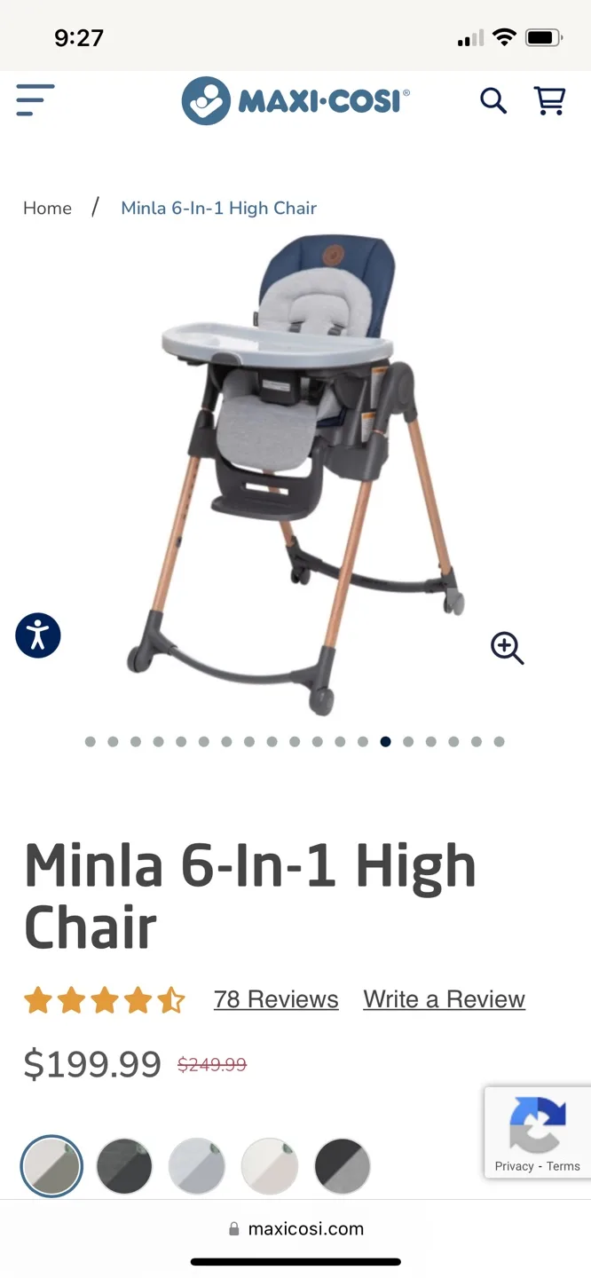 Maxi-Cosi 6 in 1 high chair image indicator(10)