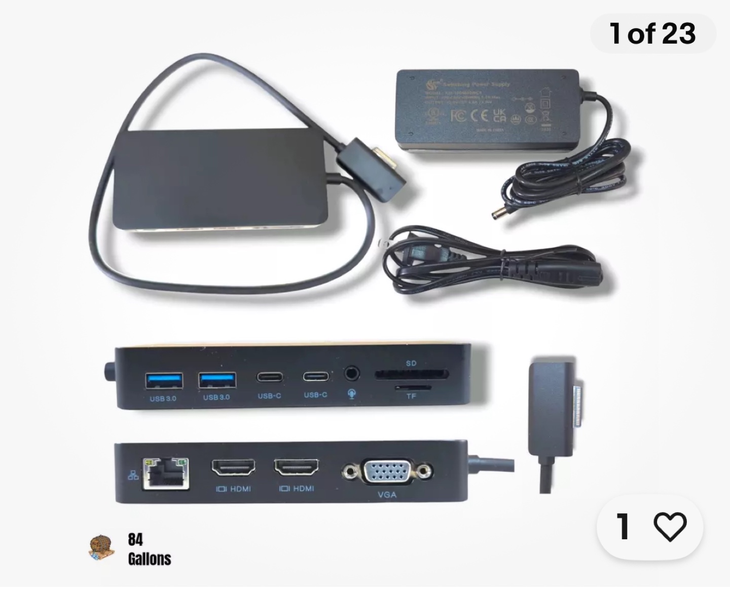 12-in-1 3x-Display Dock  - Magnetic Connect Dock Station - photo 2