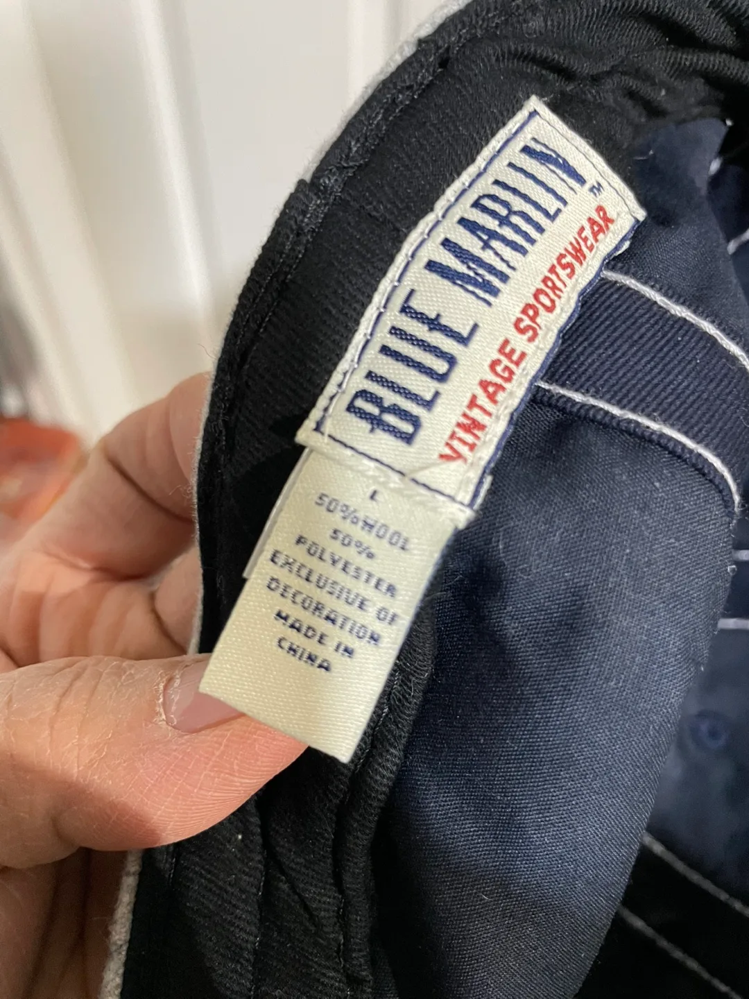 New York Black Yankees Blue Marlin  Vintage  Sportswear Hat 🏈 image indicator(4)