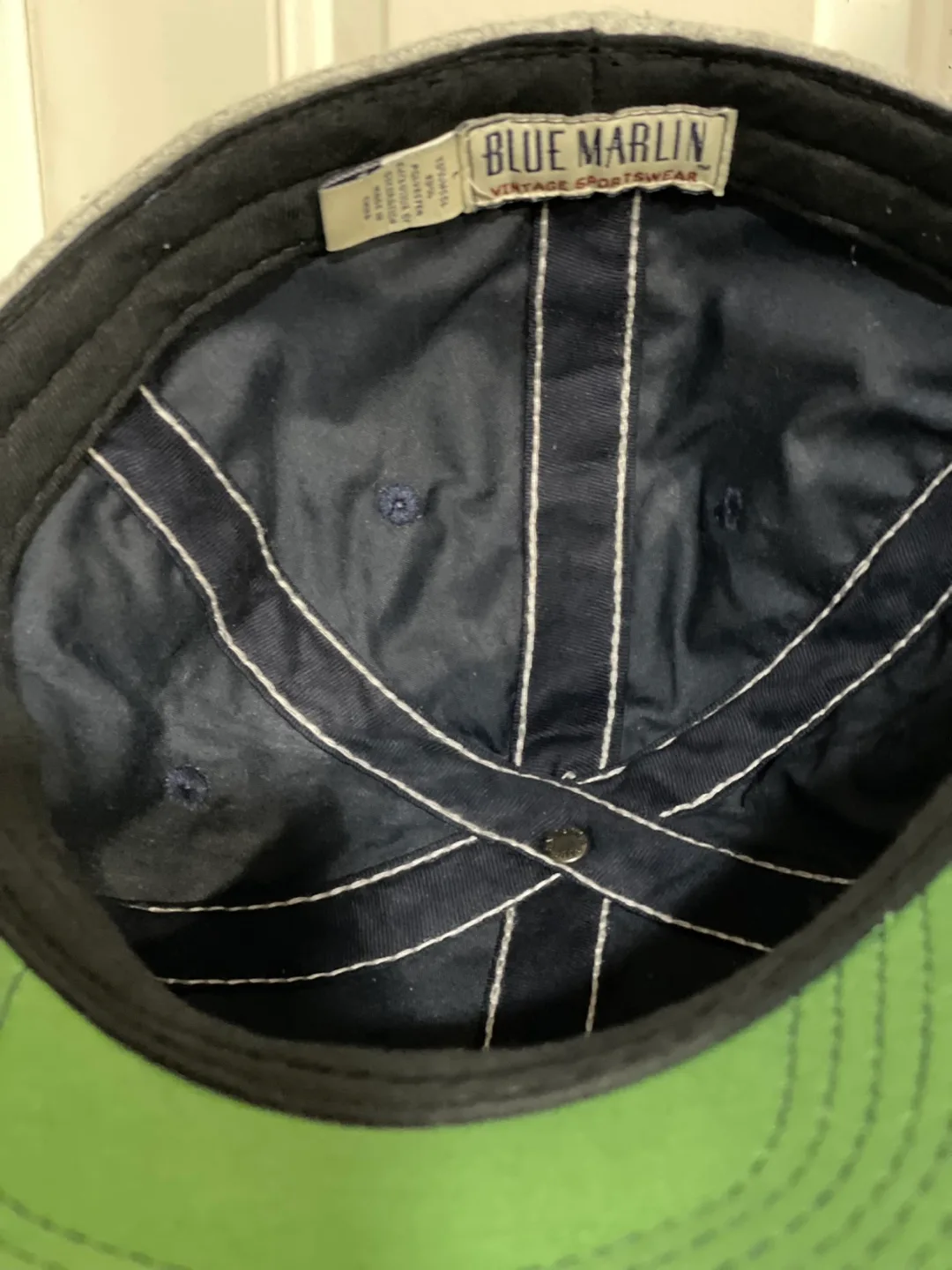 New York Black Yankees Blue Marlin  Vintage  Sportswear Hat 🏈 image indicator(3)