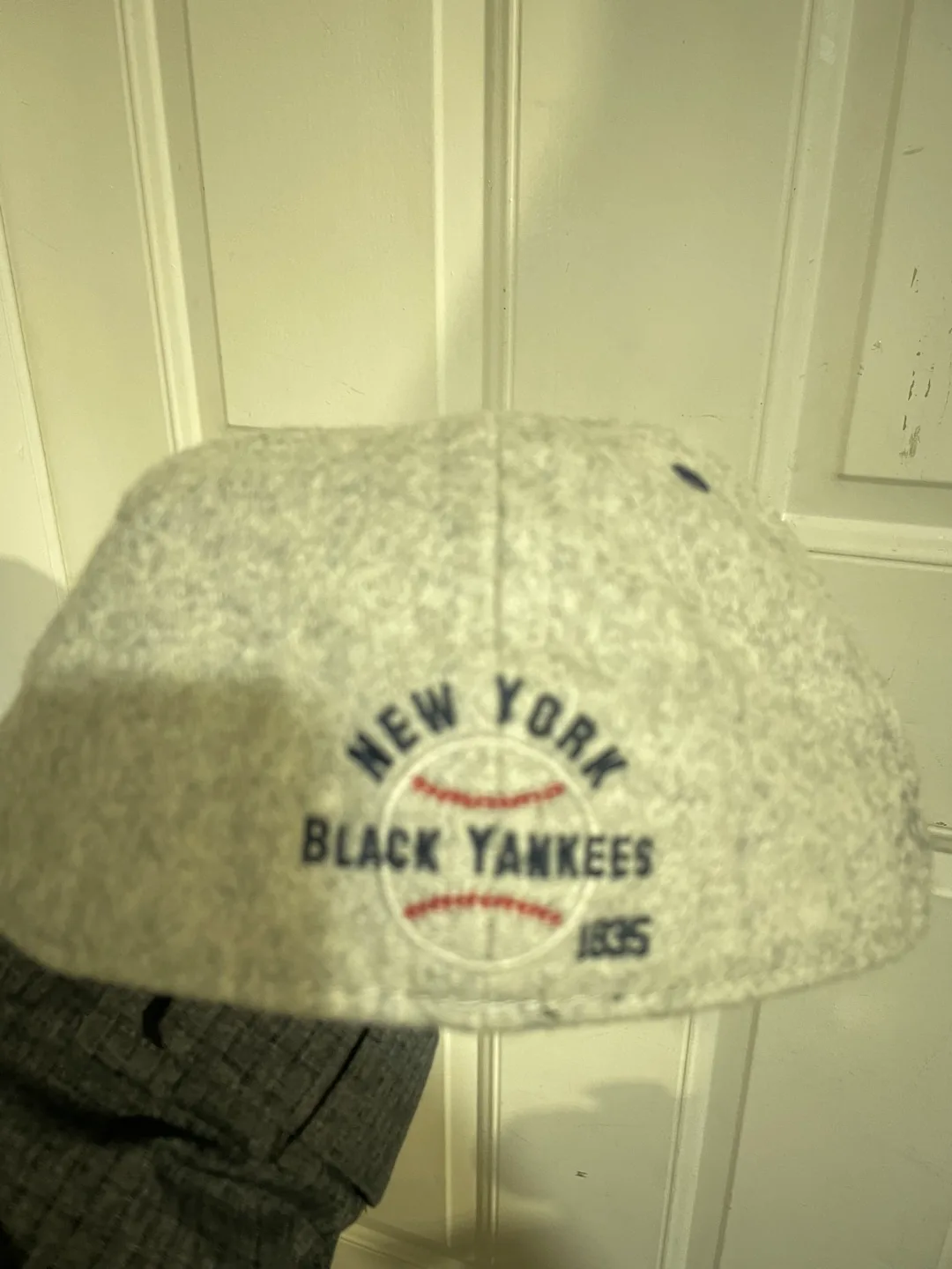 New York Black Yankees Blue Marlin  Vintage  Sportswear Hat 🏈 image indicator(2)