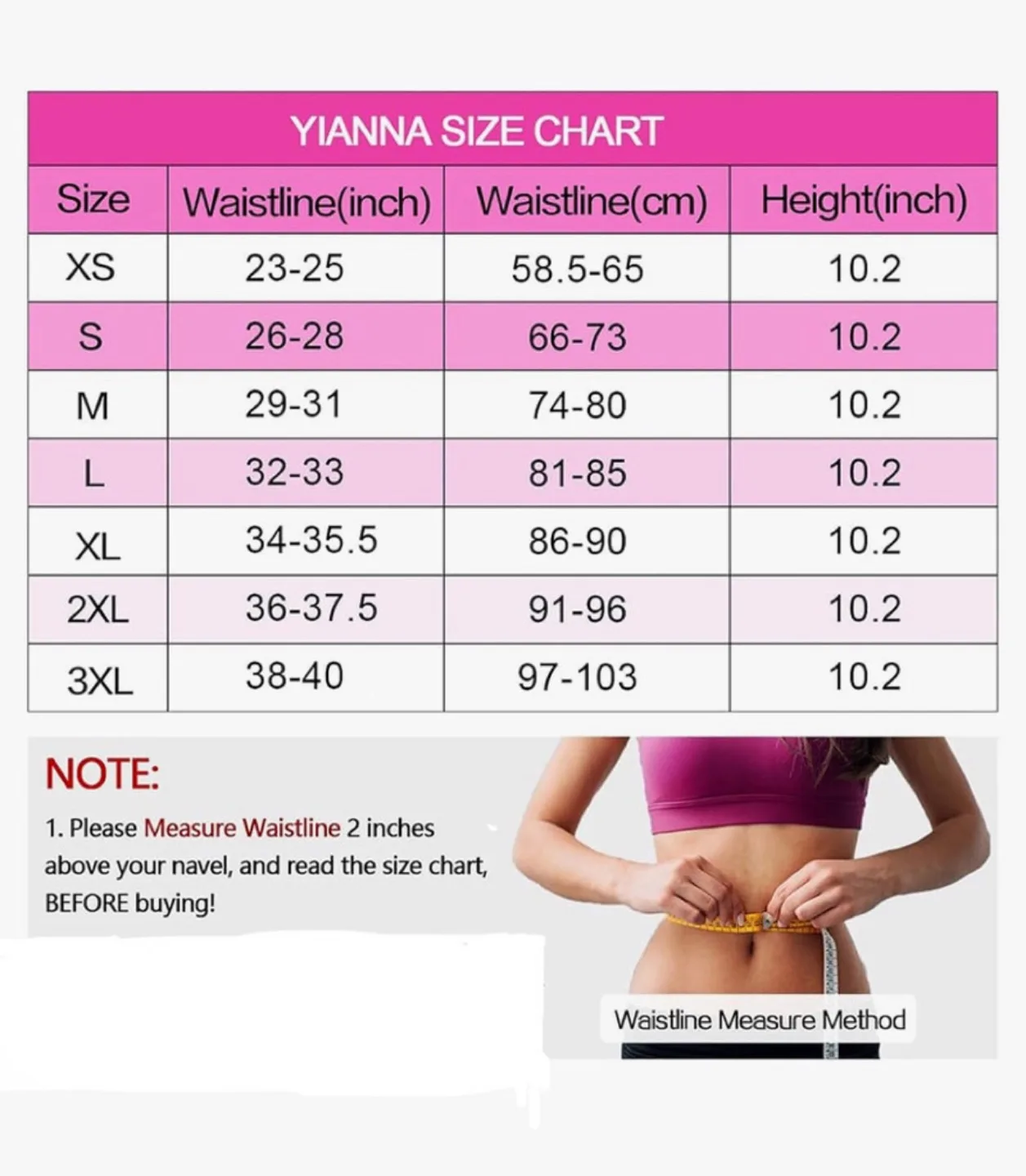 New! YIANNA Waist Trainer Corset for Tummy Control Underbust Spo image indicator(5)