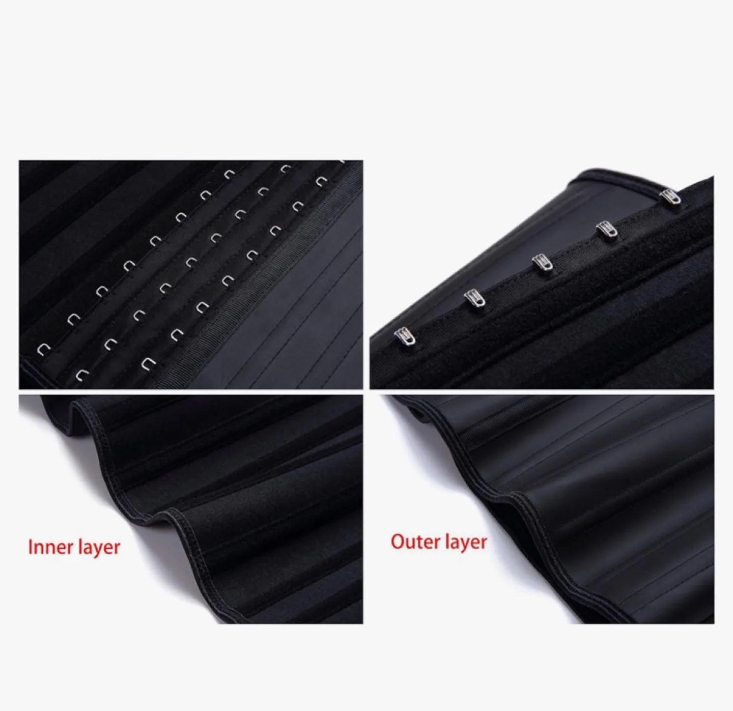 New! YIANNA Waist Trainer Corset for Tummy Control Underbust Spo image indicator(3)