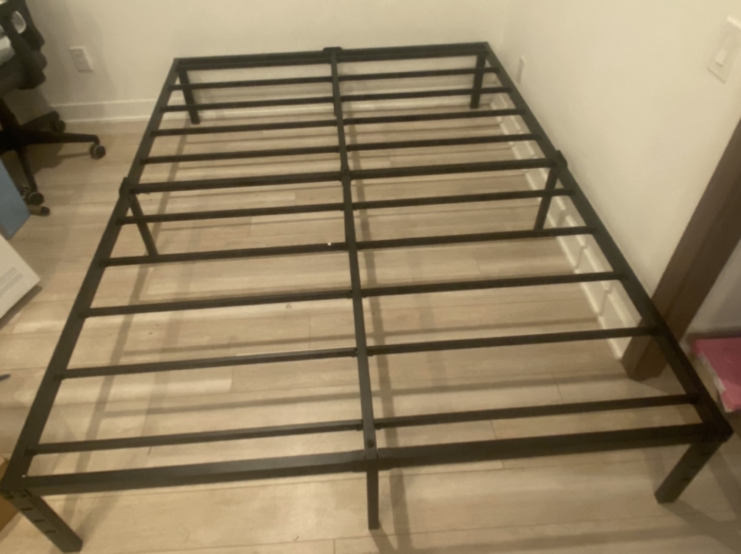 Queen Mattress and Metal Frame Set
