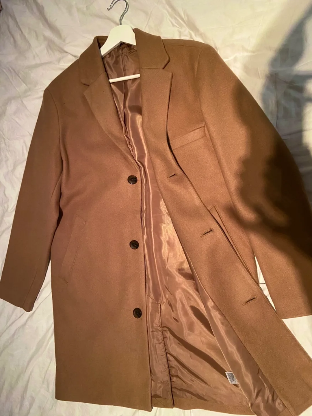 Men's Soft Wool Blend Overcoat Small image indicator(3)