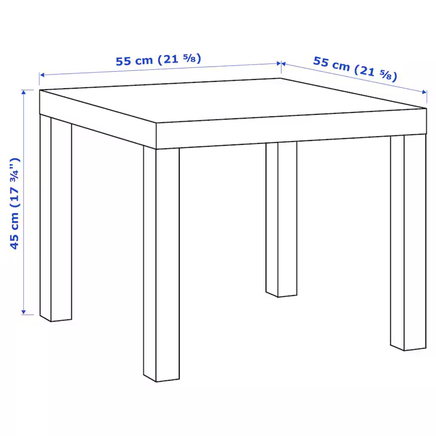 White Square Coffee Table - photo 2