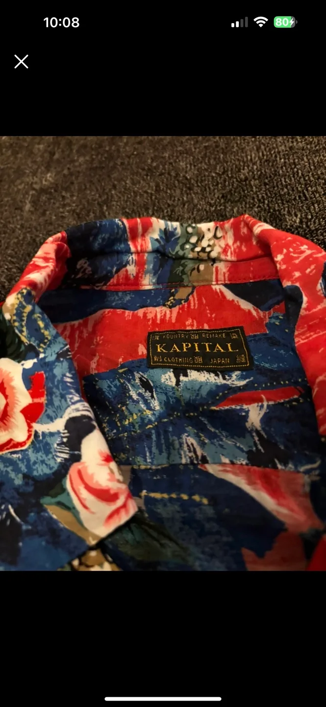 Kapital Crash Print Aloha Shirt image indicator(2)