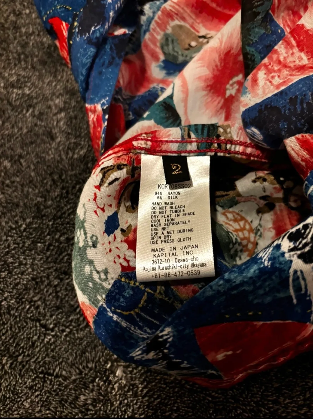 Kapital Crash Print Aloha Shirt image indicator(4)