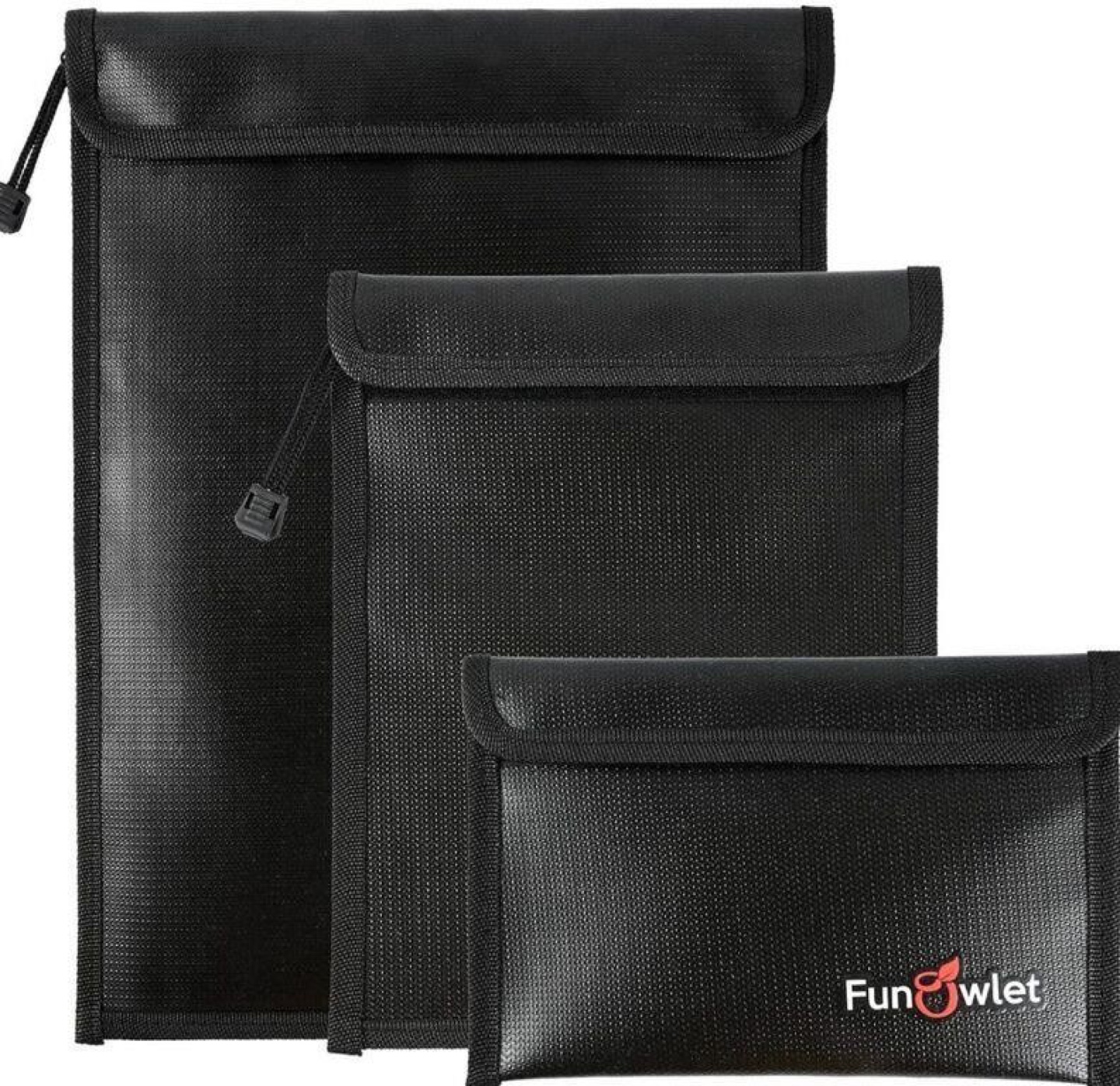 FireProof 🏈 Water Resistant Document Bags (3 Pack)
