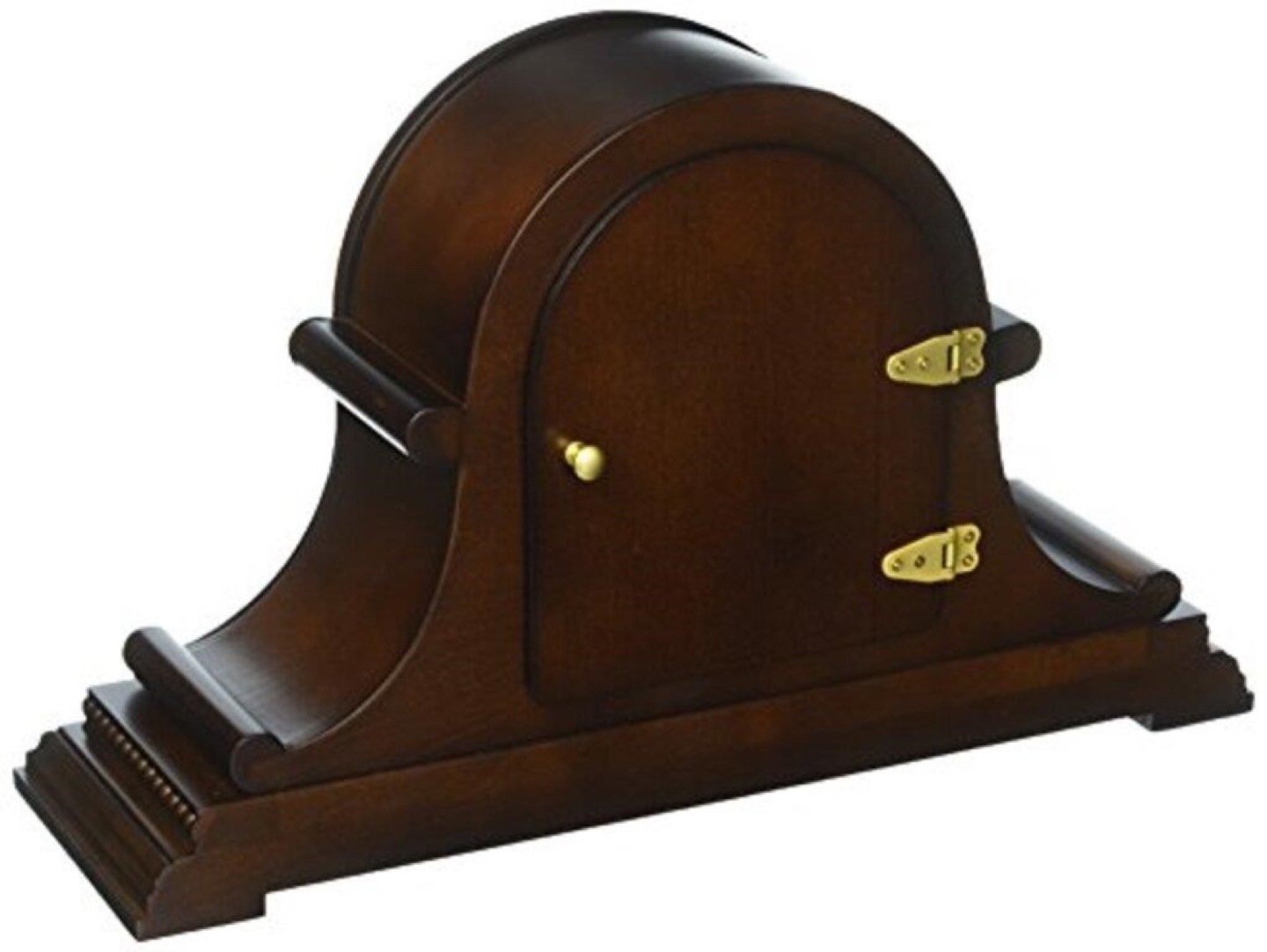 Bulova Mantel Clock 🏈 Dark Wood Finish - photo 3
