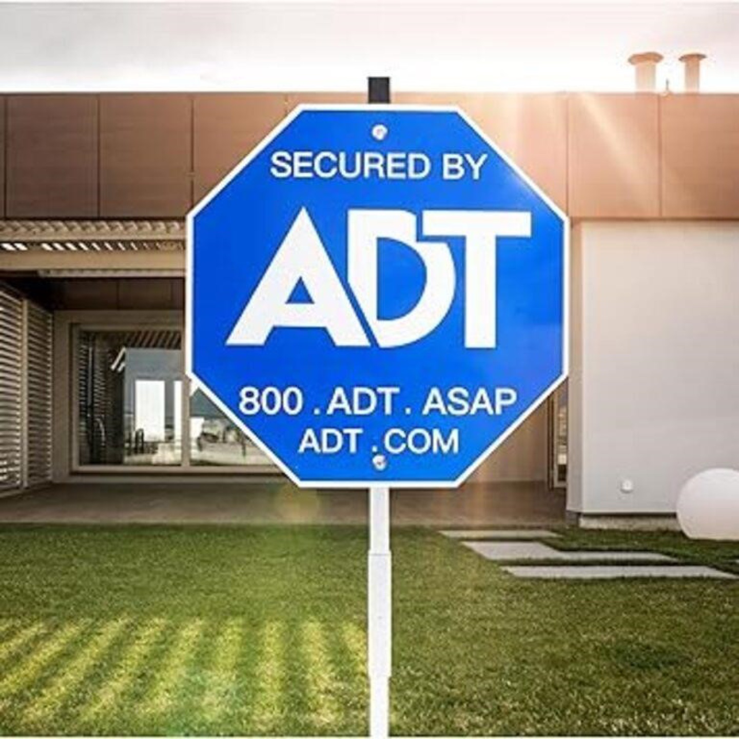 ADT Security Yard Sign 🏈 Weatherproof & Durable