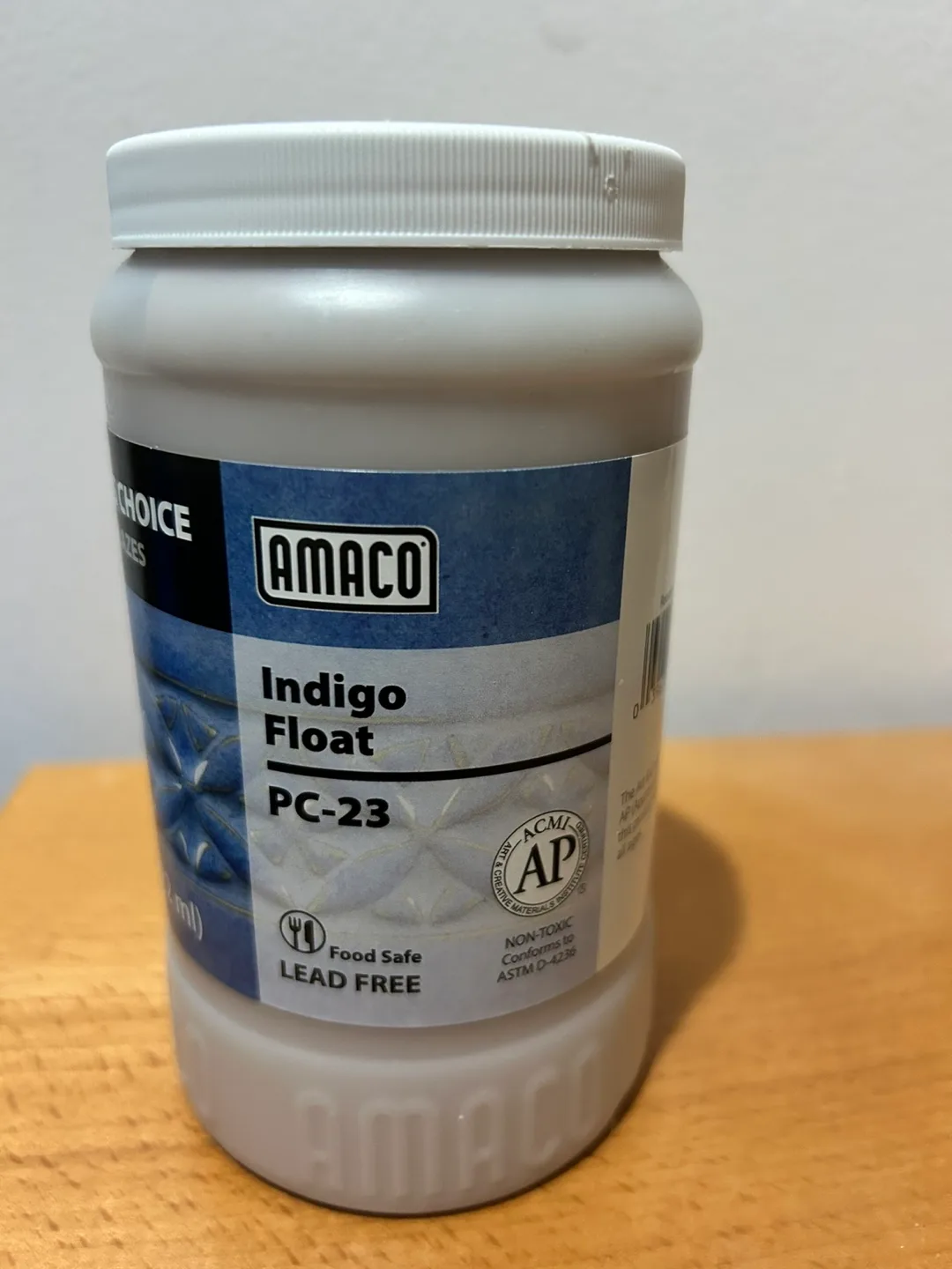 🏈 Amaco Potter's Choice Glaze - Indigo Float PC-23 image indicator(2)