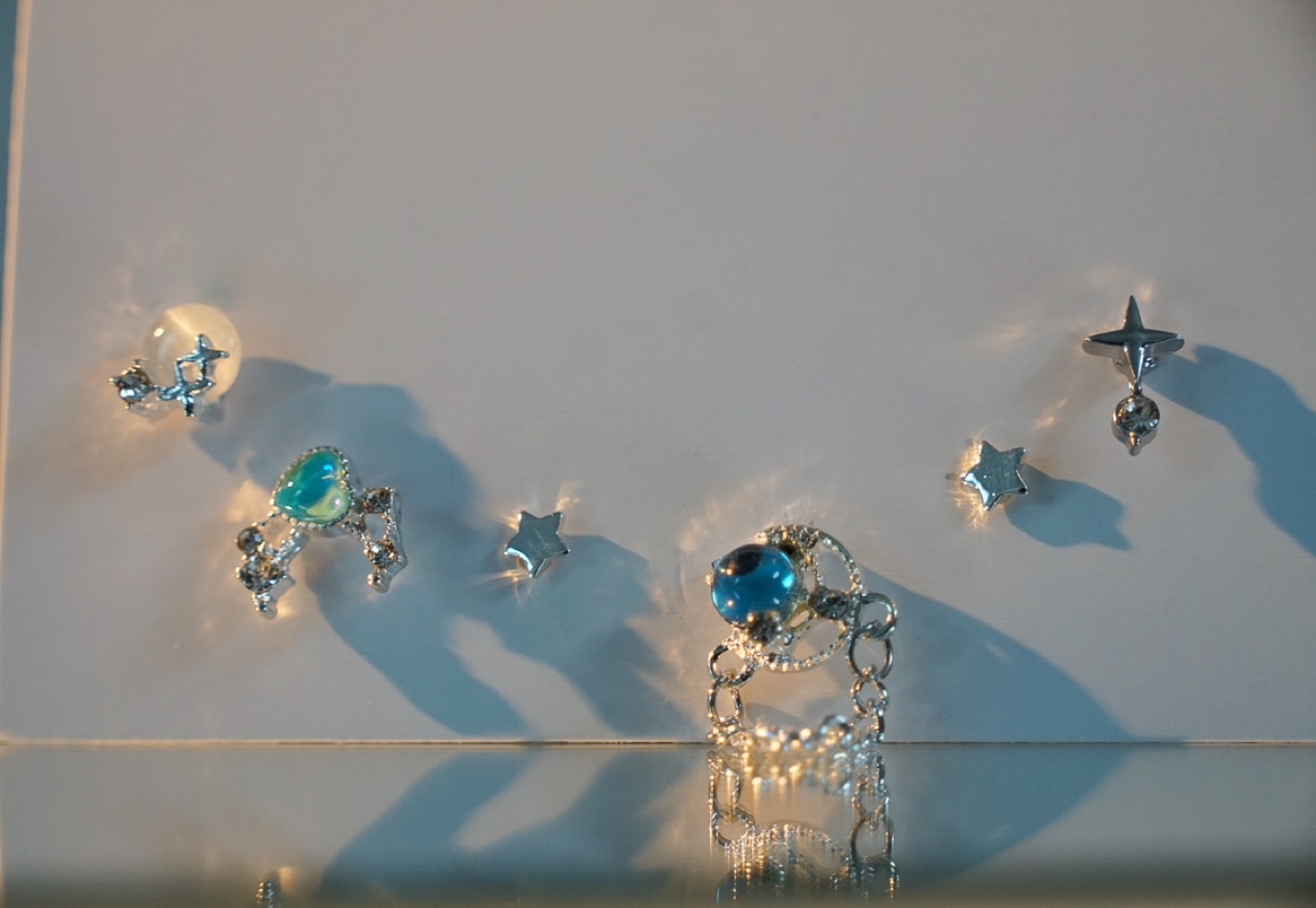 Cute Celestial-Themed Earrings Set